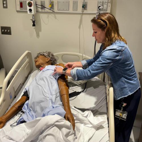 Simulation lab mannequin