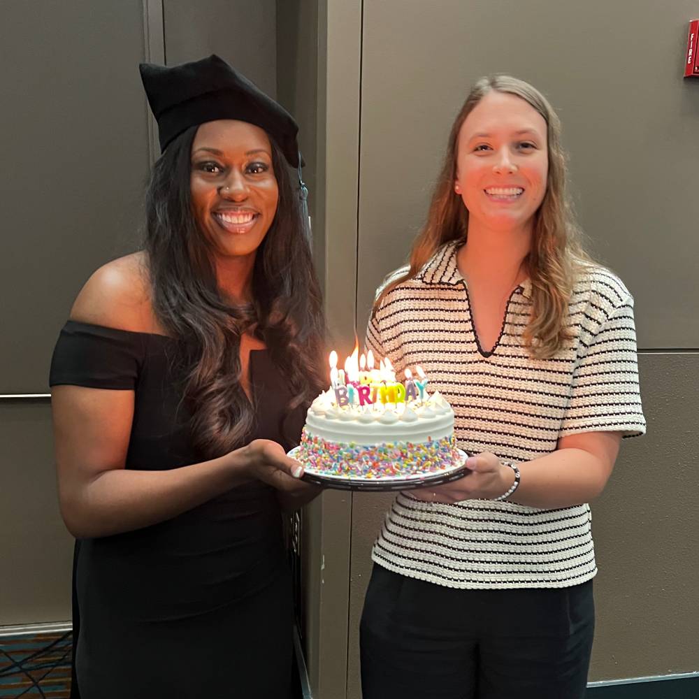 Annelise Sanchez and Alexis Wilkerson celebrating birthday